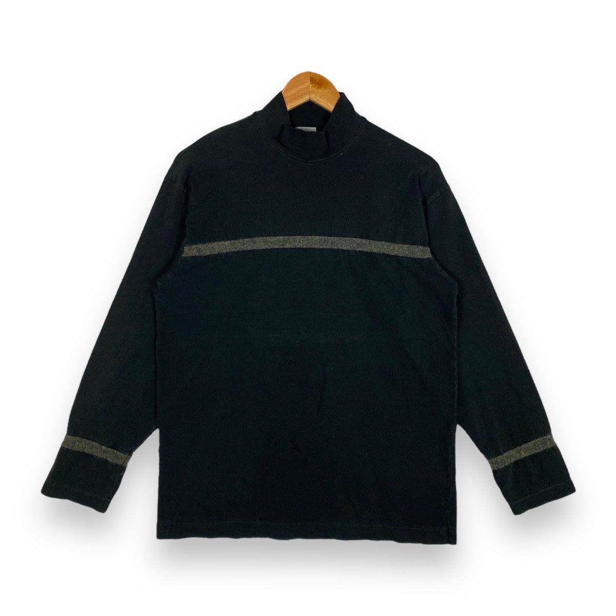 Comme des Garcons Homme Plus Vintage 80's CDGH Long Sleeve Tee Size US L / EU 52-54 / 3 - 1 Thumbnail
