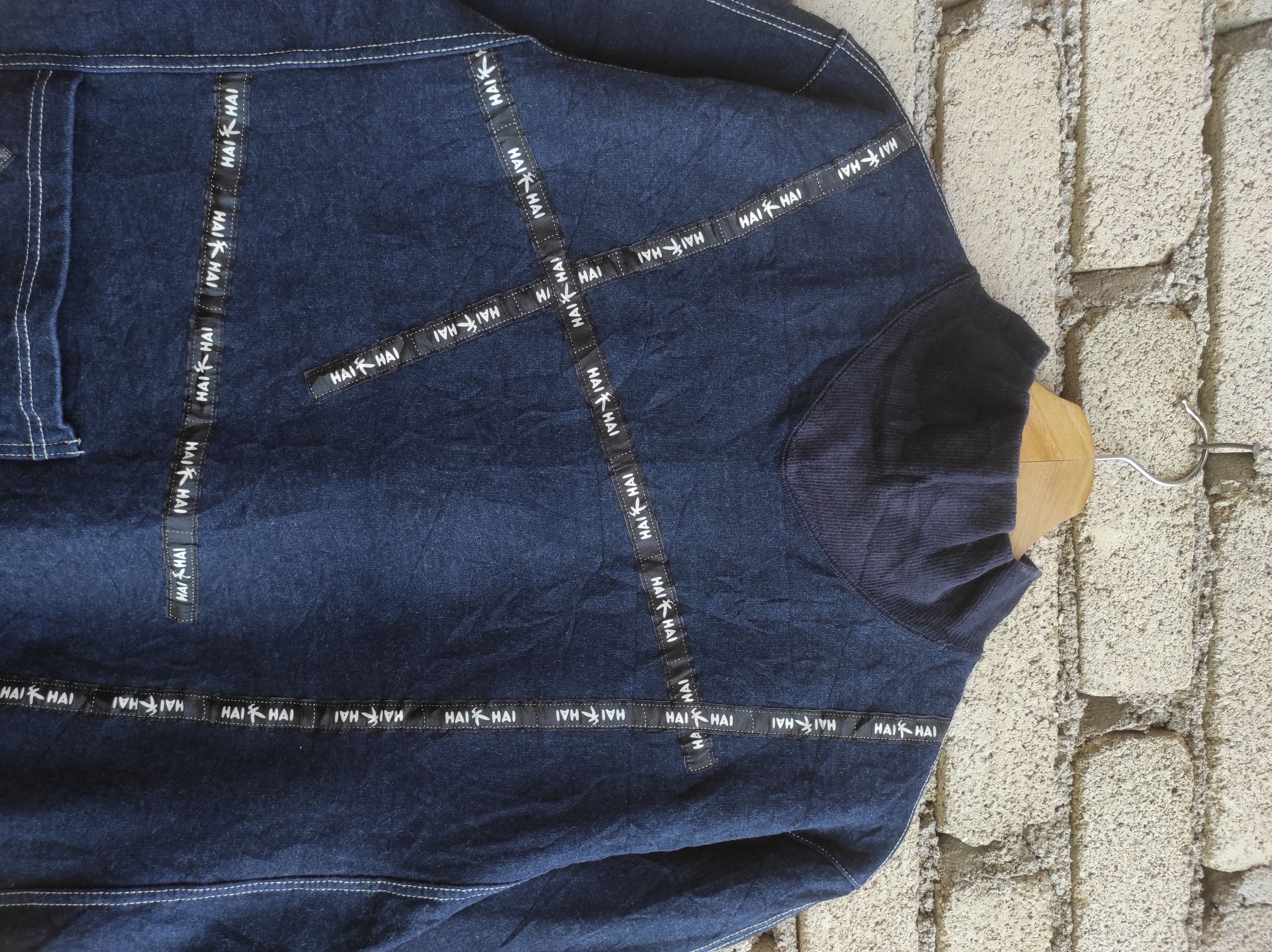 Hai Sporting Gear × Issey Miyake HAI SPORTING GEAR ISSEY MIYAKE INDIGO MOCK NECK PULLOVER Size M / US 6-8 / IT 42-44 - 2 Thumbnail