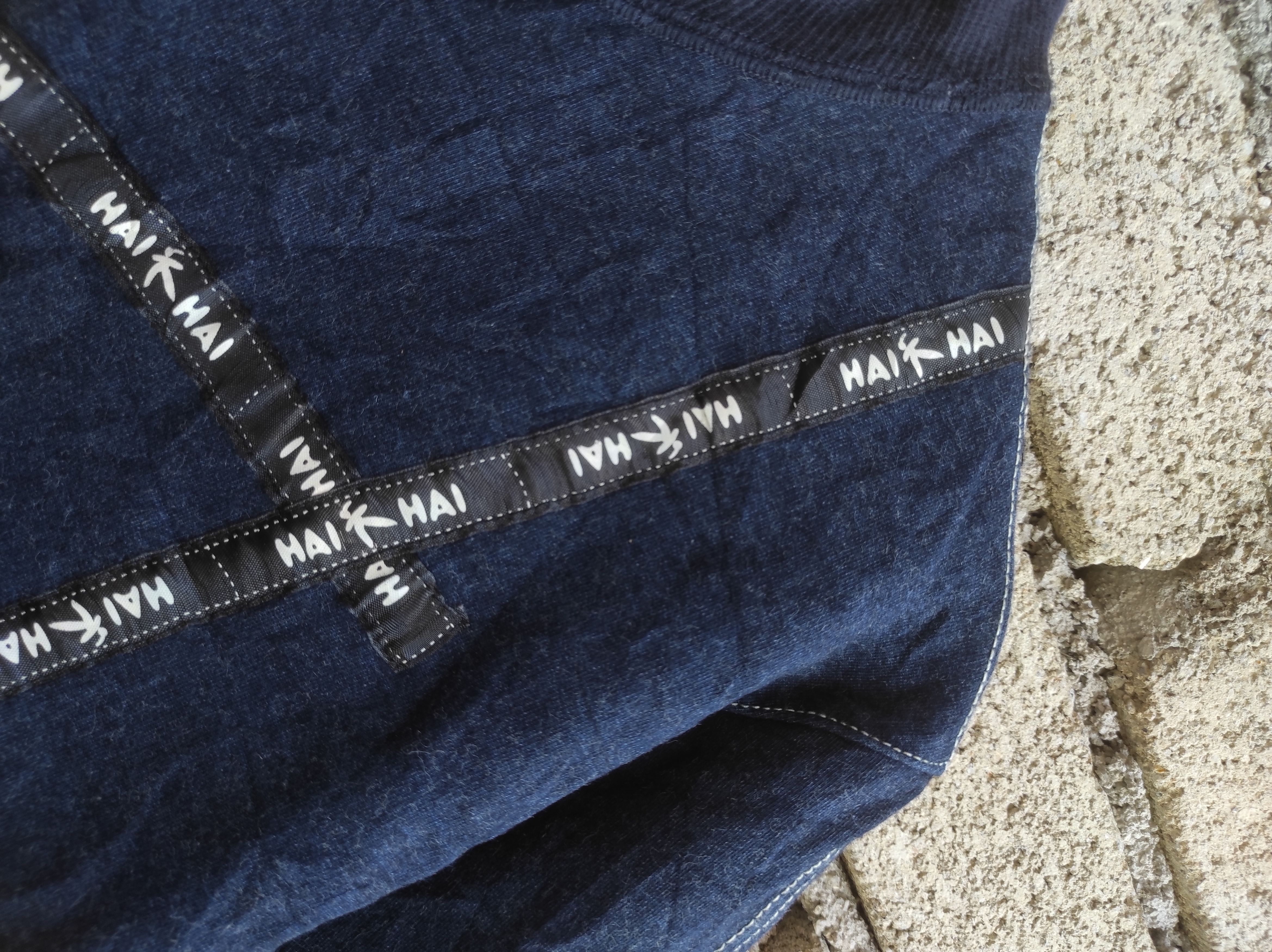Hai Sporting Gear × Issey Miyake HAI SPORTING GEAR ISSEY MIYAKE INDIGO MOCK NECK PULLOVER Size M / US 6-8 / IT 42-44 - 4 Thumbnail