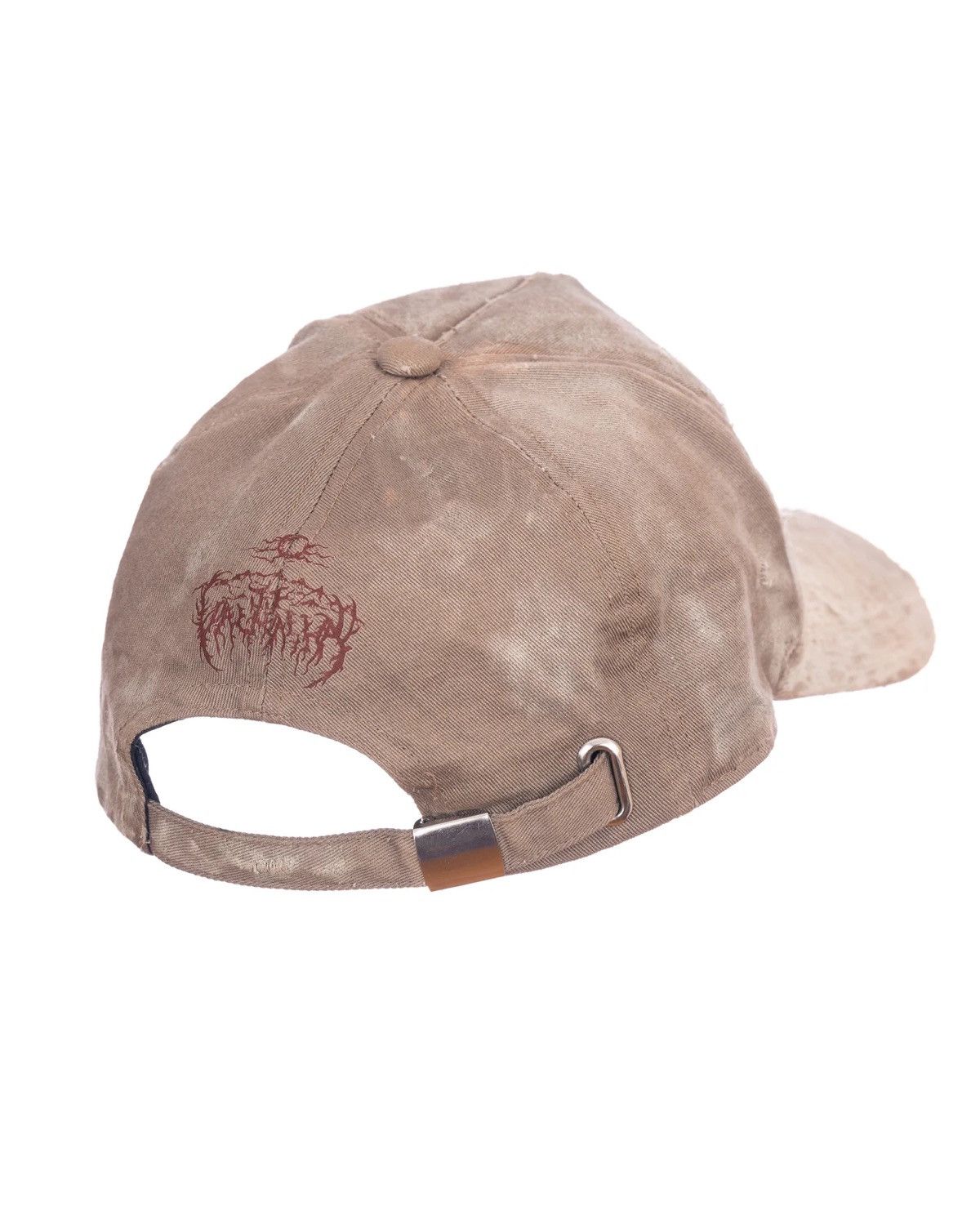 Drain Gang × Haunted Mound × Salem Sportswear JJVALHALLA - Live fast Die faster antler logo hat distressed Size ONE SIZE - 7 Thumbnail