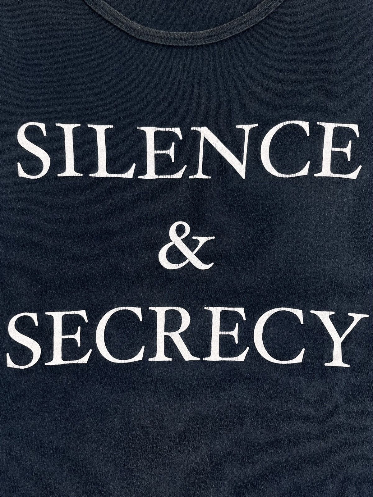 Raf Simons SS02 Raf Simons Silence and Secrecy Limited Edition Tank Top Size US S / EU 44-46 / 1 - 3 Thumbnail