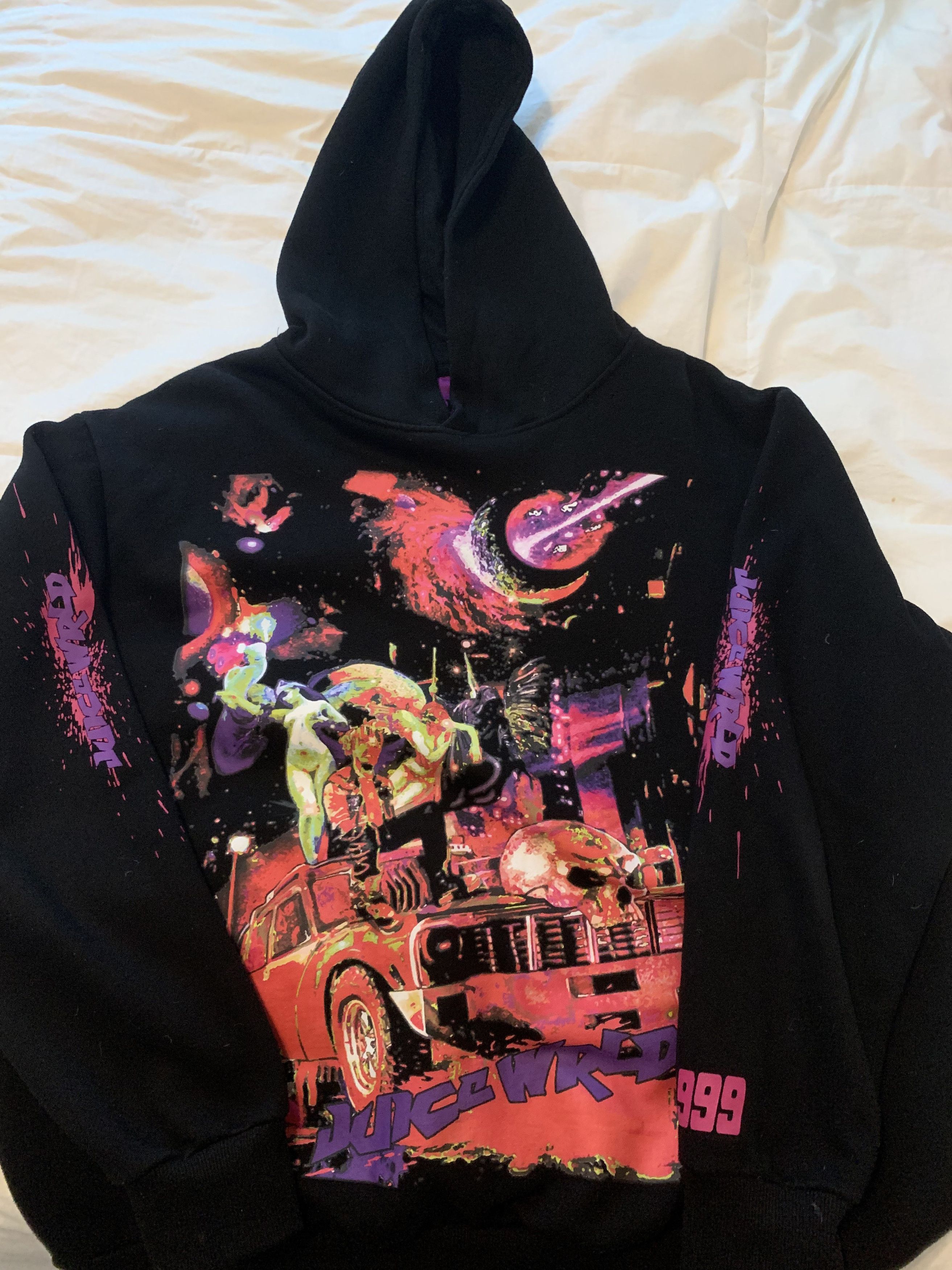 Vlone Vlone x Juice Wrld Collab Galaxy Hoodie (LIMITED EDITION) Grailed