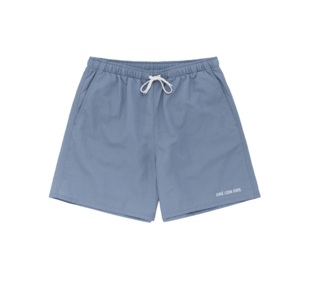 image of Aime Leon Dore x Hypebeast Aimé Leon Dore Logo Swim Short Sky Blue • Xl, Men's (Size 36)