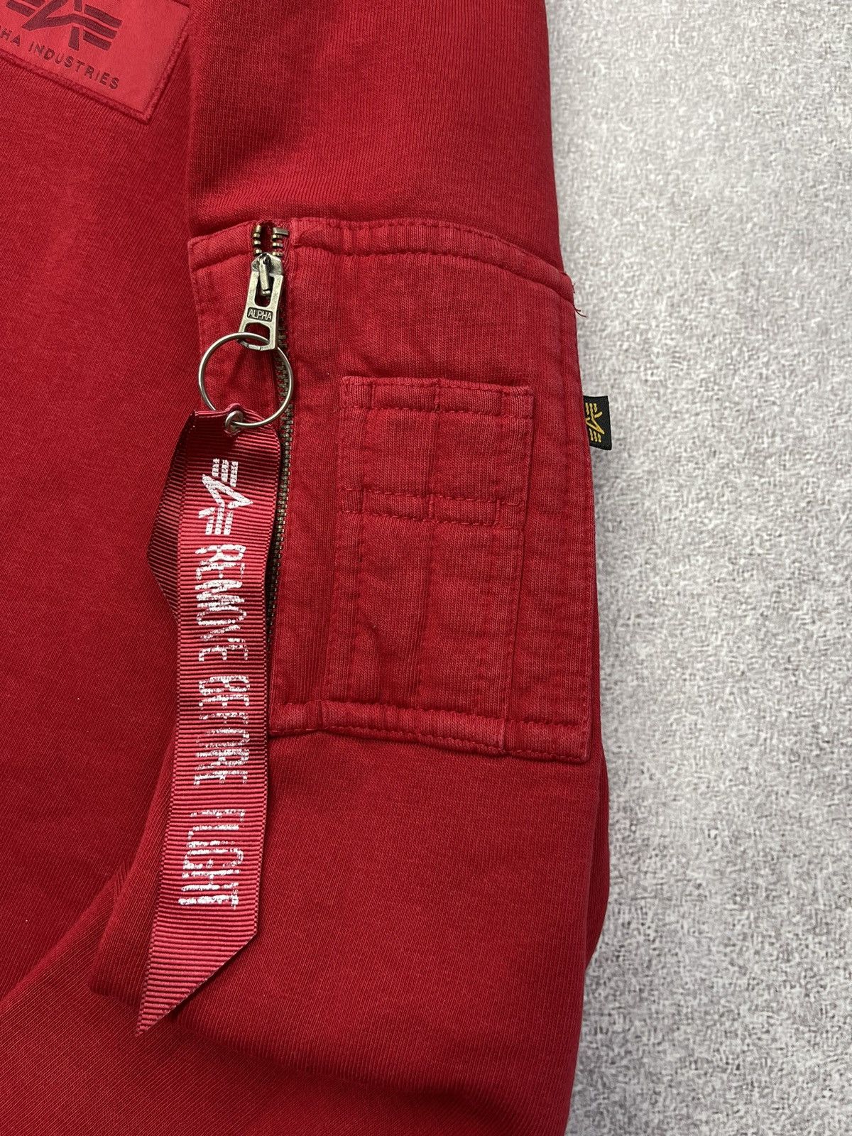 Alpha Industries Mens Alpha Industries Red Hoodie Big Logo Size US M / EU 48-50 / 2 - 7 Thumbnail