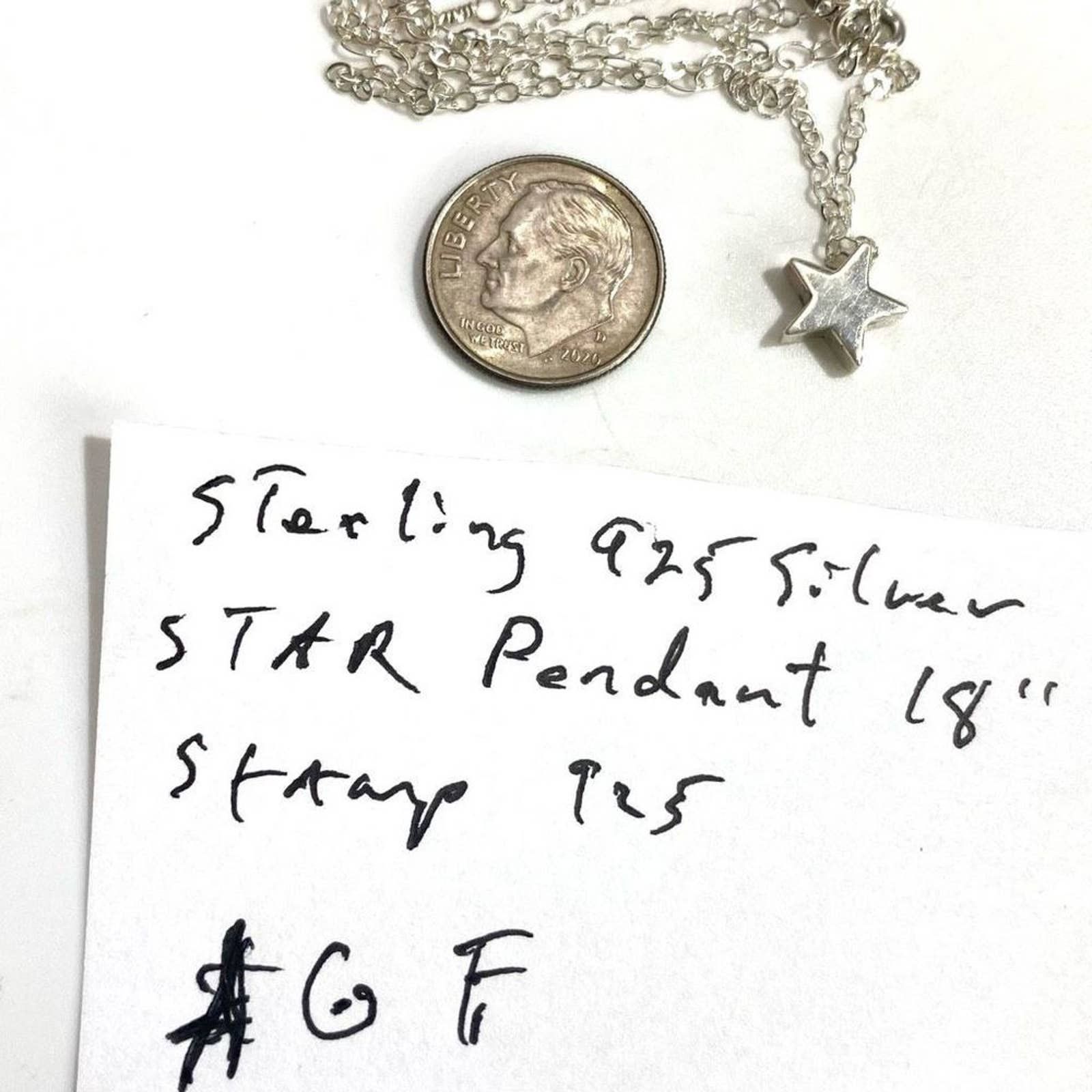 Julius AGF# Sterling Silver Star Pendant Size ONE SIZE - 6 Preview