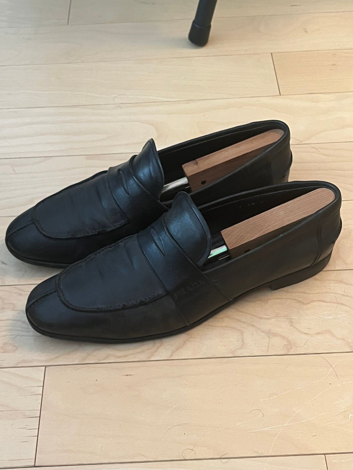Pre-owned Prada Black  Loafers