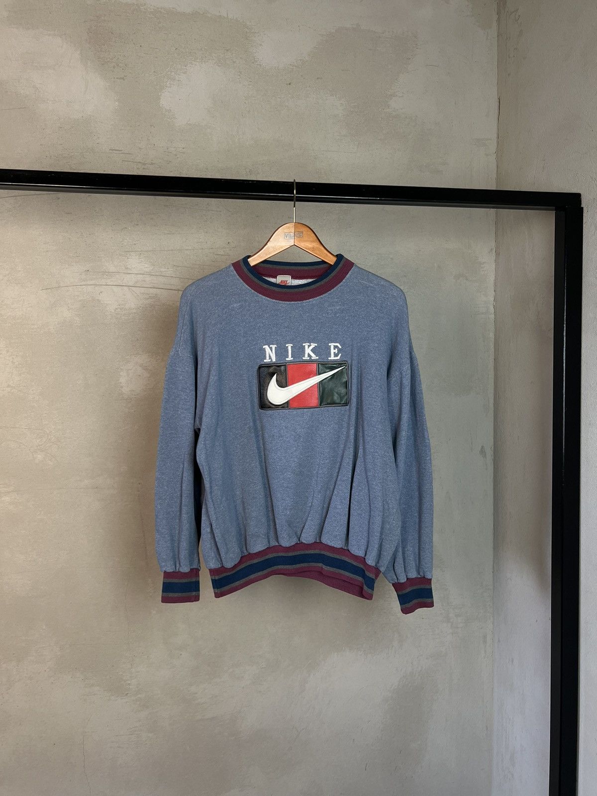 Nike × Vintage Vintage Nike 80’s Big Leather Logo Size US S / EU 44-46 / 1 - 2 Thumbnail