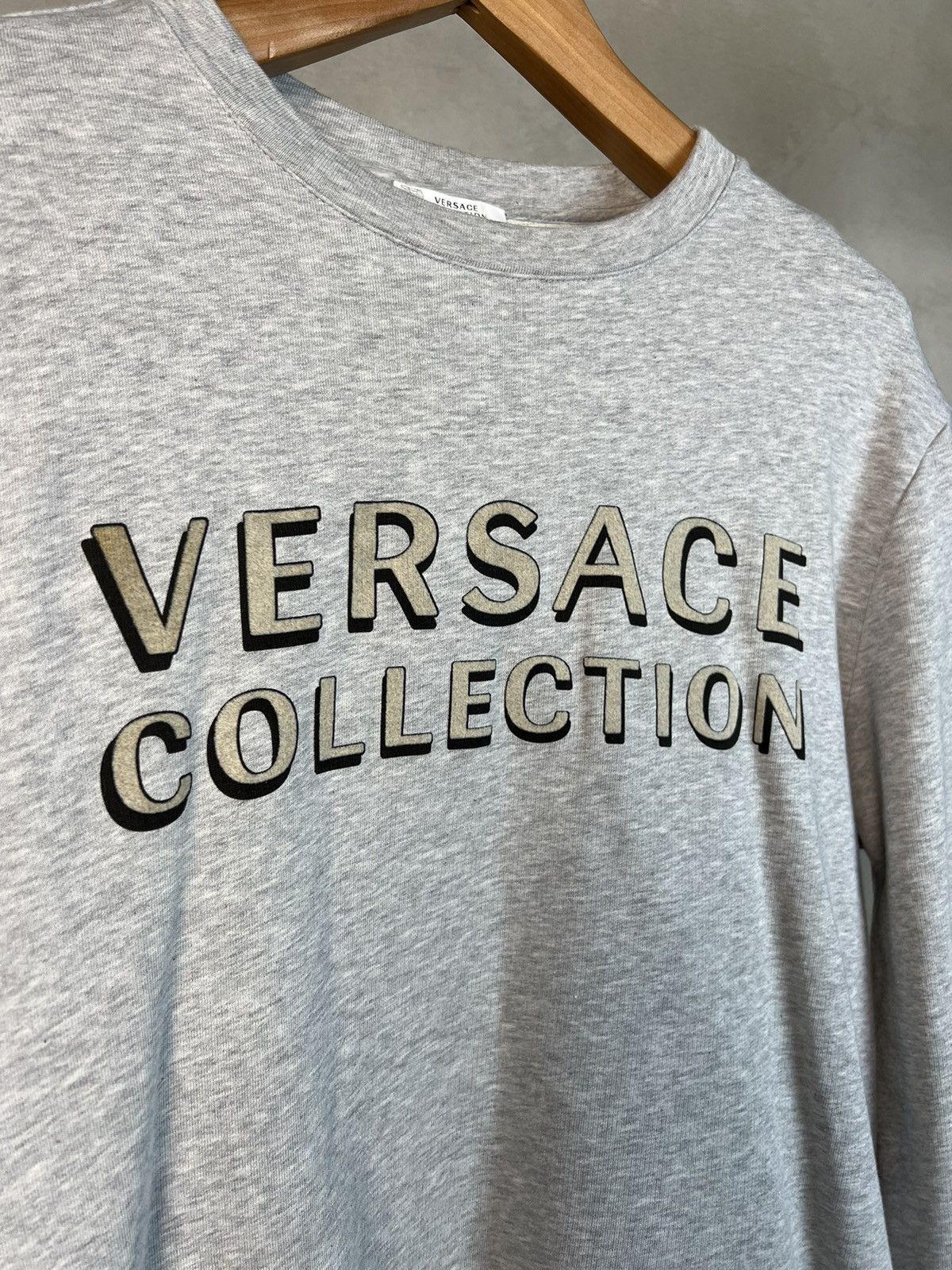 Versace × Versace Jeans Couture × Versus Versace •Free shipping• Versace Collection Sweatshirts Big Logo Size US L / EU 52-54 / 3 - 3 Thumbnail