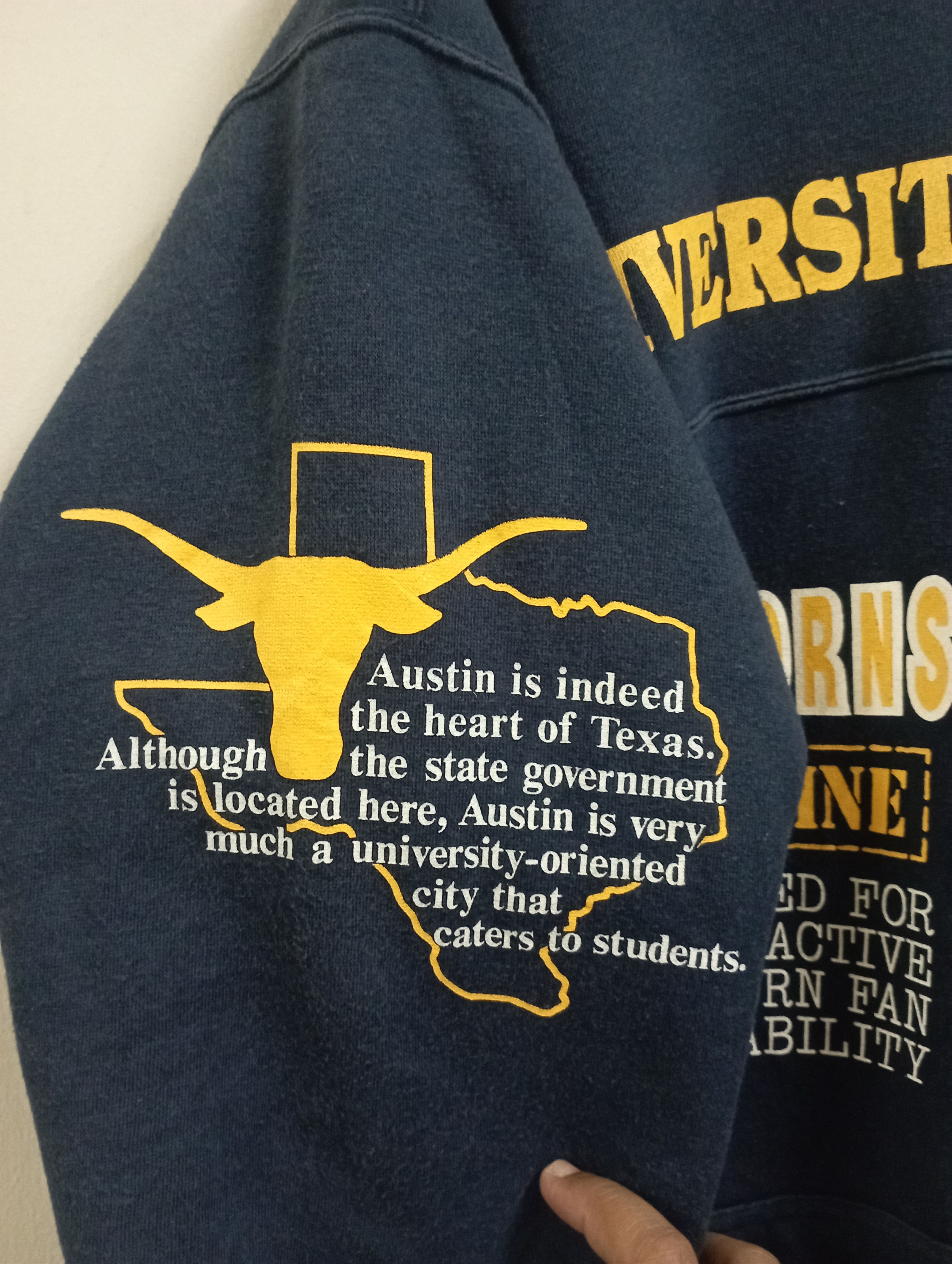 Kappa Vintage KAPPA Hoodies University Texas 23.5x30 Inches Size US XL / EU 56 / 4 - 12 Thumbnail
