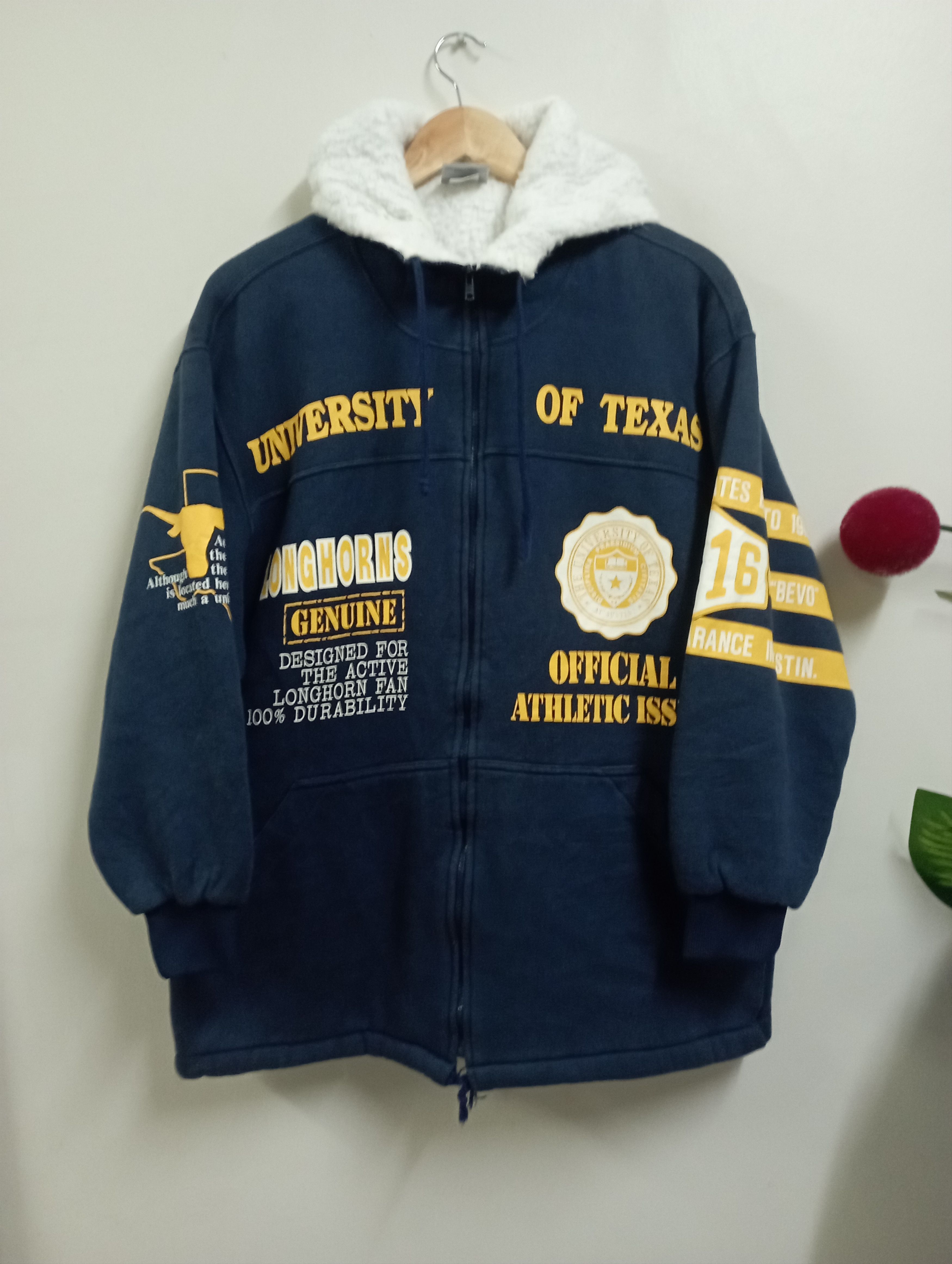 Kappa Vintage KAPPA Hoodies University Texas 23.5x30 Inches Size US XL / EU 56 / 4 - 3 Thumbnail