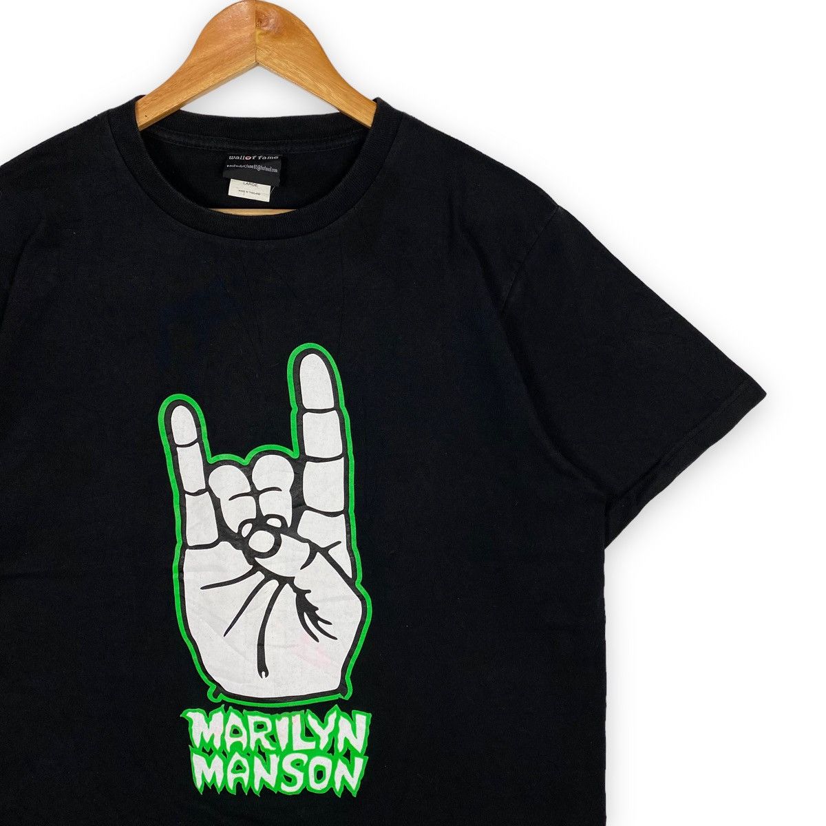 VINTAGE MARILYN MANSON WE HATE LOVE WE LOVE HATE TEE