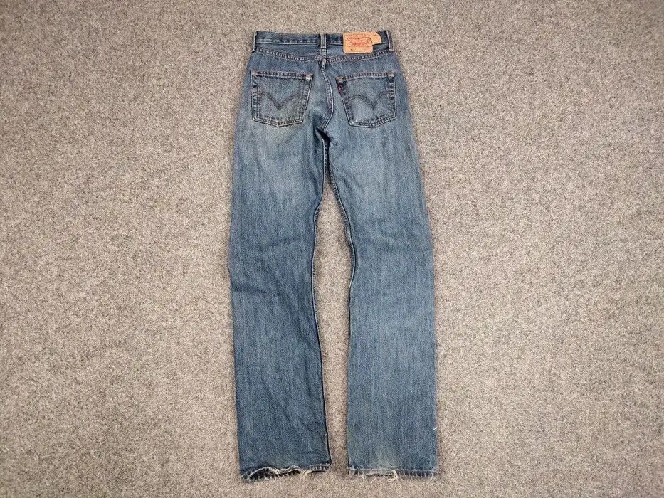 Levi's Vintage 90's Levis 501 Distressed Blue Faded Denim Jeans Size US 28 / EU 44 - 6 Thumbnail