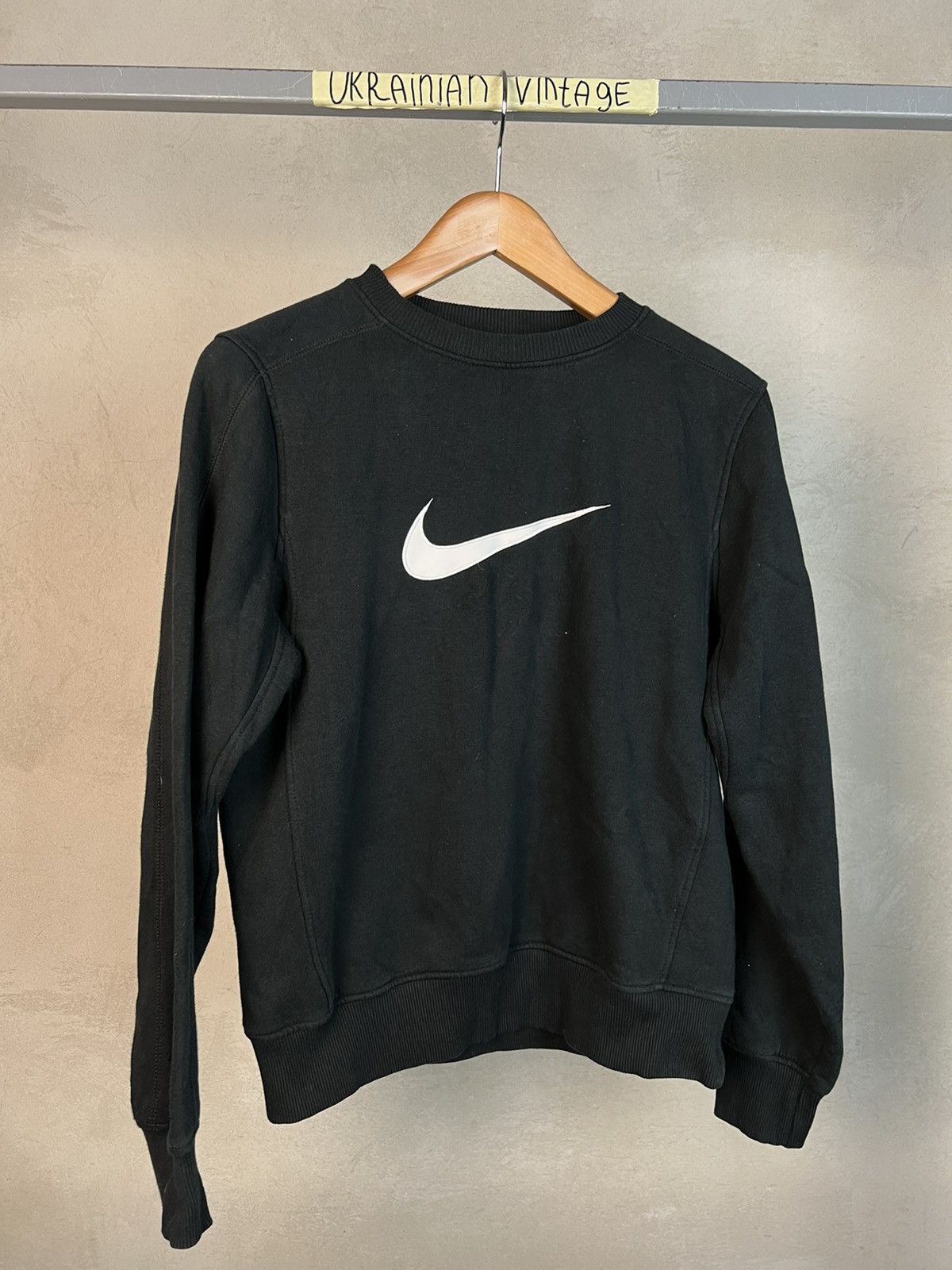 Nike × Vintage Vintage Nike Sweatshirt Big Swoosh Logo Size US S / EU 44-46 / 1 - 2 Thumbnail