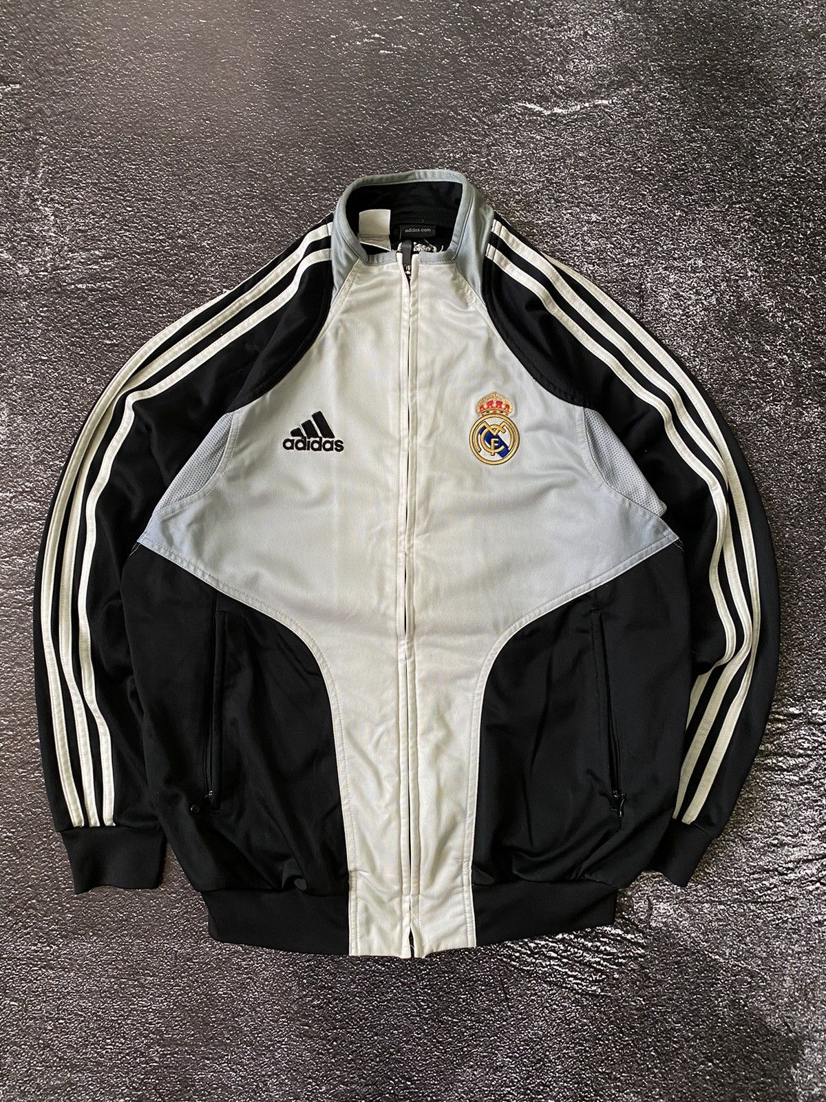 Adidas Vintage Y2K Adidas Real Madrid Zip Up Track Jacket Grailed