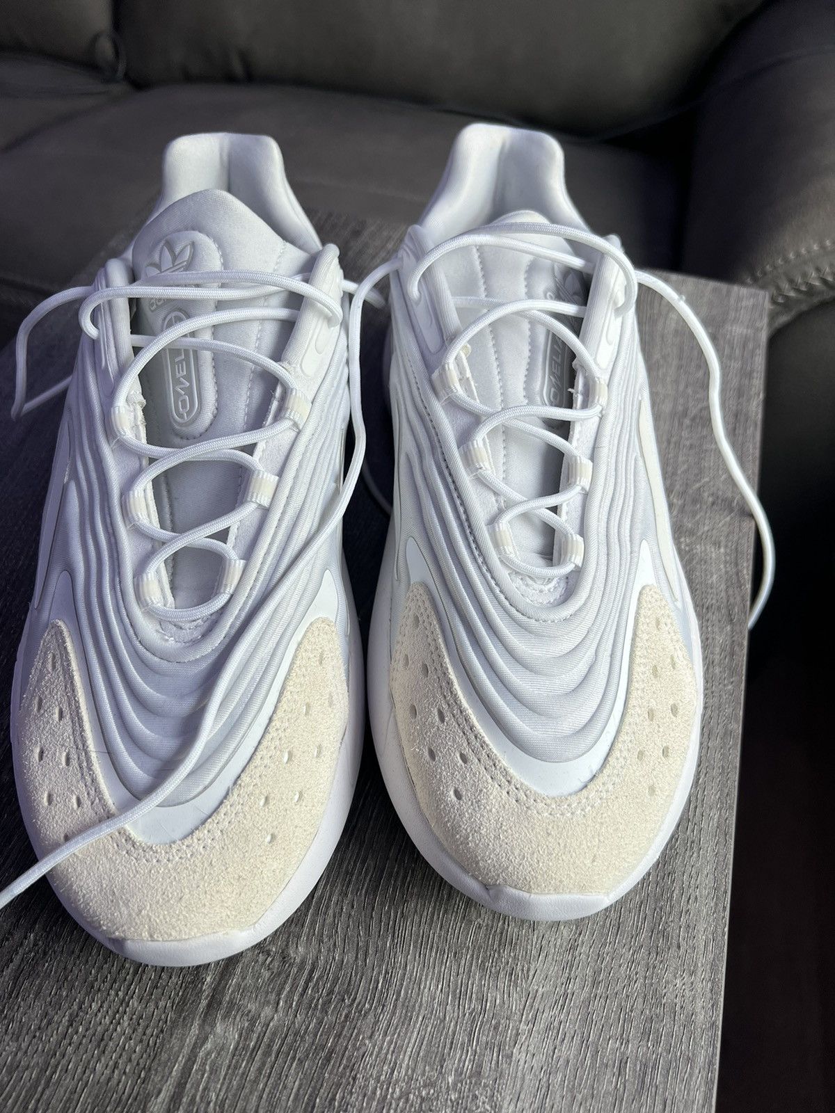 Adidas Adidas Ozelia White Reflective Size US 8.5 / EU 41-42 - 3 Thumbnail