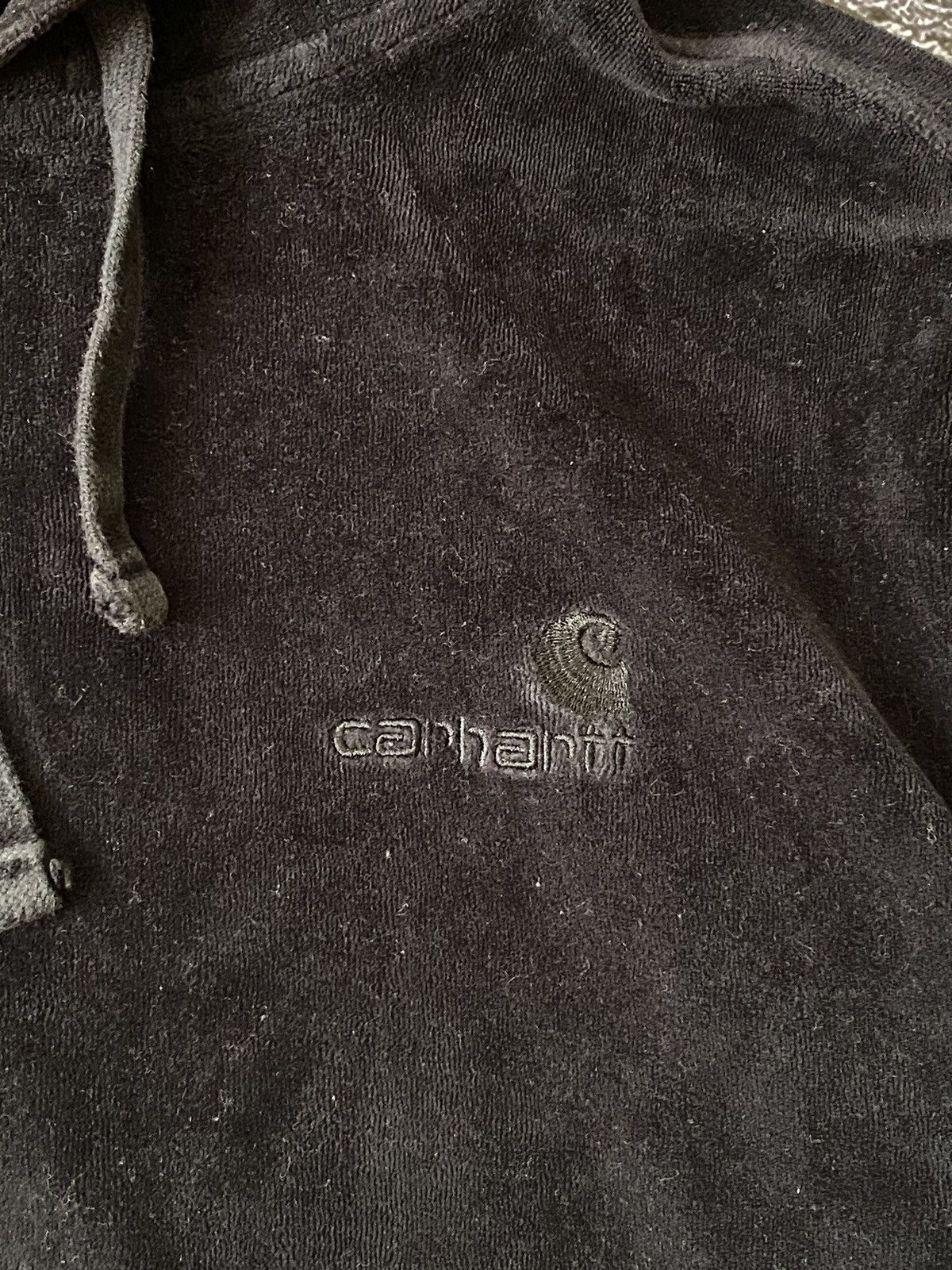 Carhartt Vintage Carhartt Hooded United Script Sweat Velour Hoodie Size US M / EU 48-50 / 2 - 3 Thumbnail