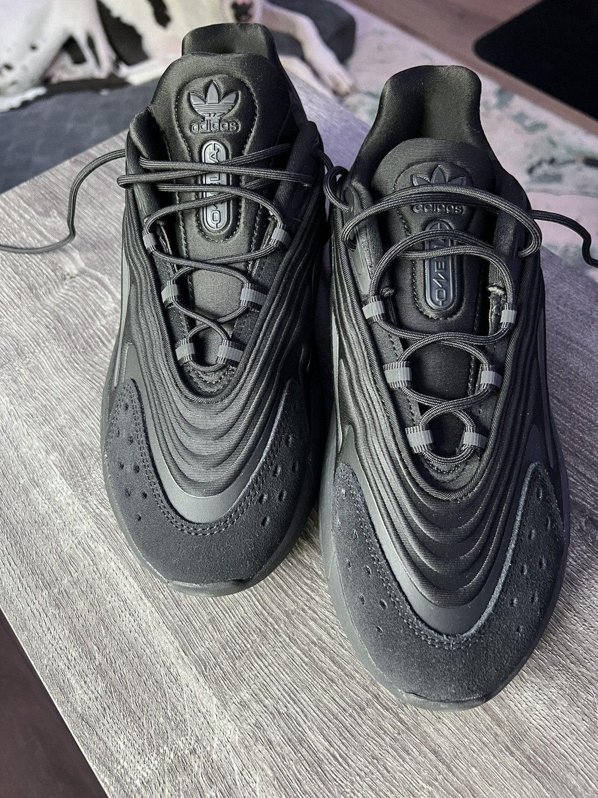 Adidas Adidas Ozelia Triple Black Size US 8.5 / EU 41-42 - 3 Thumbnail
