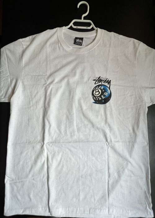 Stussy STUSSY Born x Raised 8 Ball Tee - Size Small IN HAND | Grailed