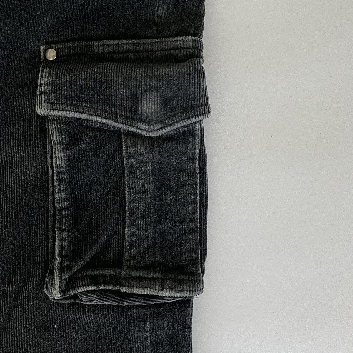 Shellac Shellac Flared 3D Cargo Pocket Corduroy Pants Size US 30 / EU 46 - 3 Thumbnail