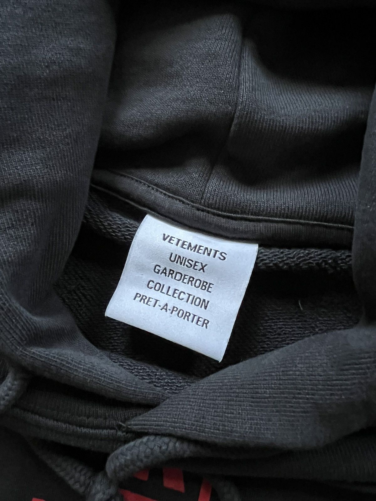 Vetements Vetements Black Yellow Red J’Adore Hardcore Hoodie Medium M Size US M / EU 48-50 / 2 - 4 Thumbnail