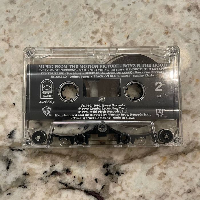 Warner Bros Boyz N The Hood Soundtrack Cassette hip hop rap 90s film