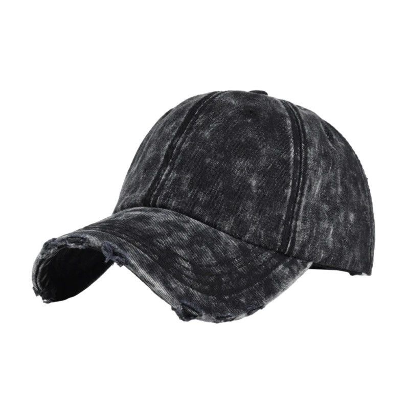 Japanese Brand Utility grunge tie dye distressed ripped cap Size ONE SIZE - 1 Thumbnail