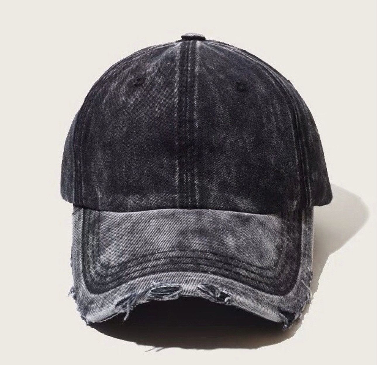 Japanese Brand Utility grunge tie dye distressed ripped cap Size ONE SIZE - 3 Thumbnail