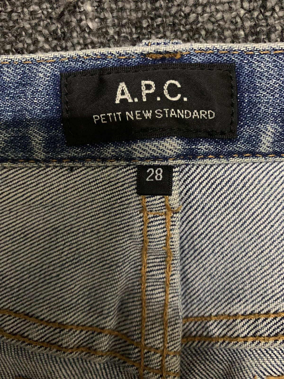 A.P.C. A.P.C. Petit New Standard Mud Wash Distressed Grunge Jeans Size US 30 / EU 46 - 16 Thumbnail