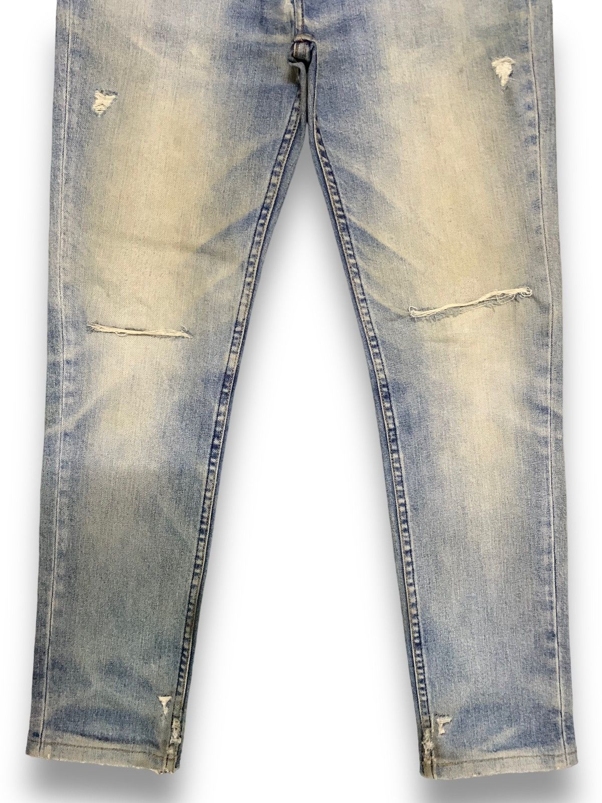 A.P.C. A.P.C. Petit New Standard Mud Wash Distressed Grunge Jeans Size US 30 / EU 46 - 8 Thumbnail