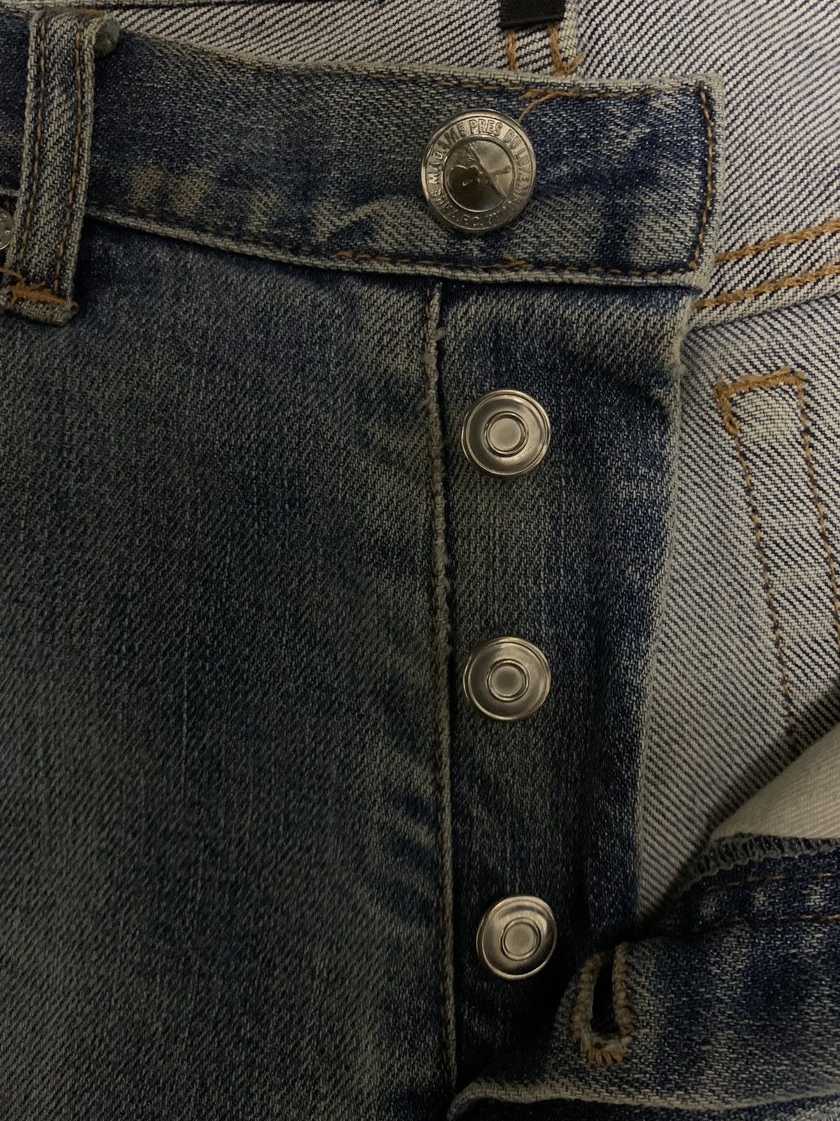 A.P.C. A.P.C. Petit New Standard Mud Wash Distressed Grunge Jeans Size US 30 / EU 46 - 4 Thumbnail