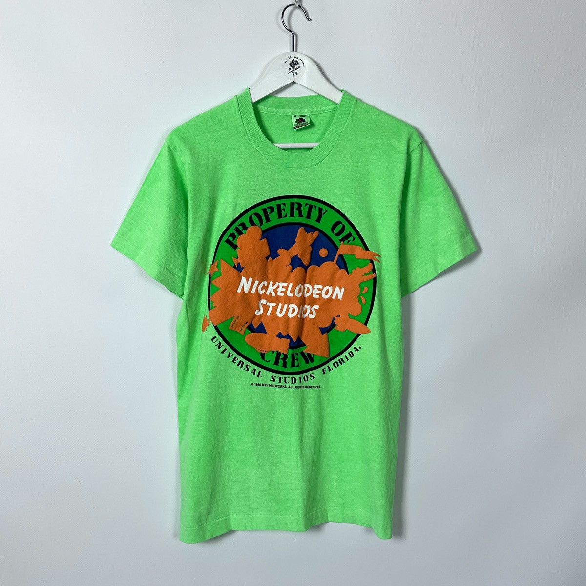 Nickelodeon Vintage 90s Nickelodeon Universal Studios MTv Florida tee 90 Size US M / EU 48-50 / 2 - 1 Thumbnail