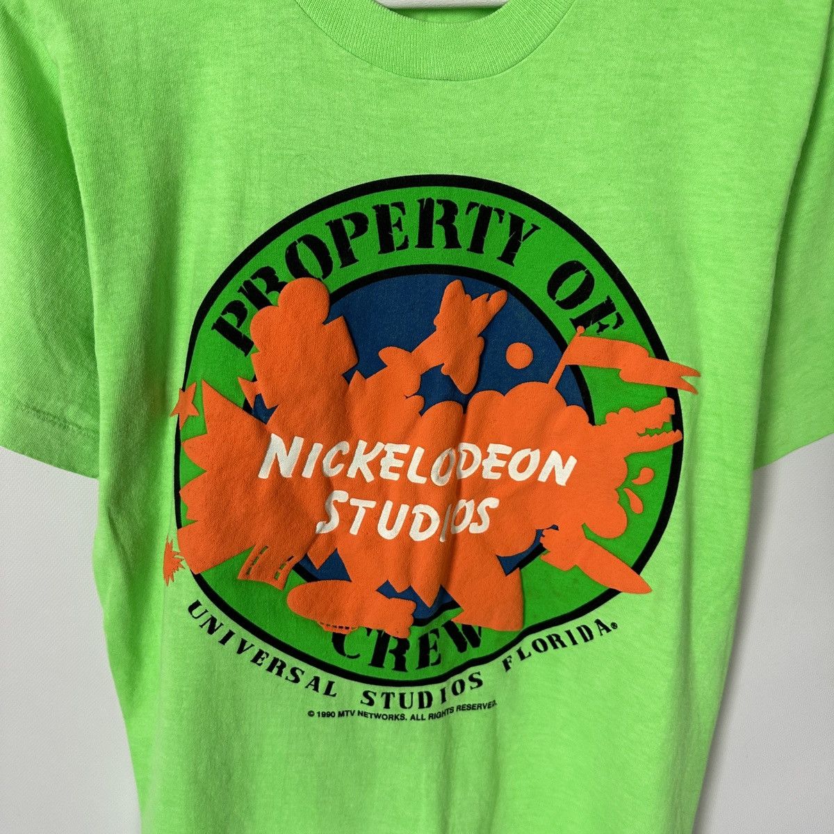 Nickelodeon Vintage 90s Nickelodeon Universal Studios MTv Florida tee 90 Size US M / EU 48-50 / 2 - 4 Thumbnail