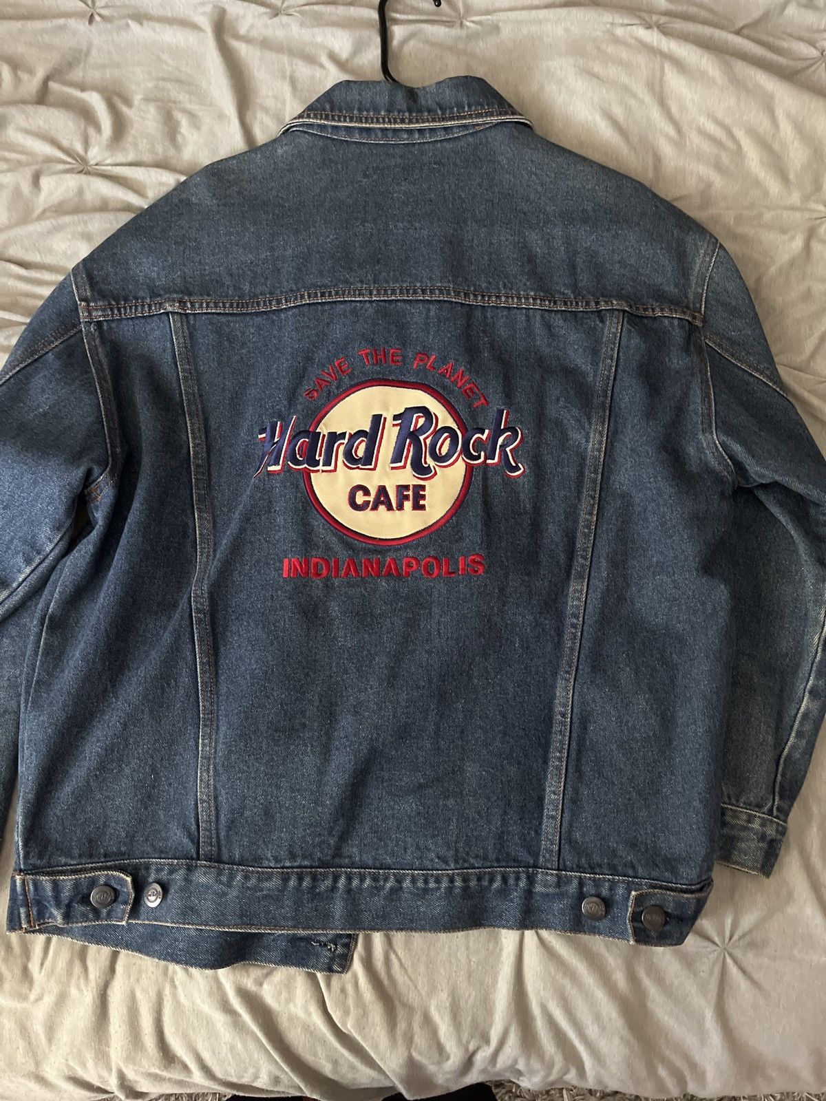 Hard Rock Cafe Denim Jacket - www.rajagirimanappuram.com