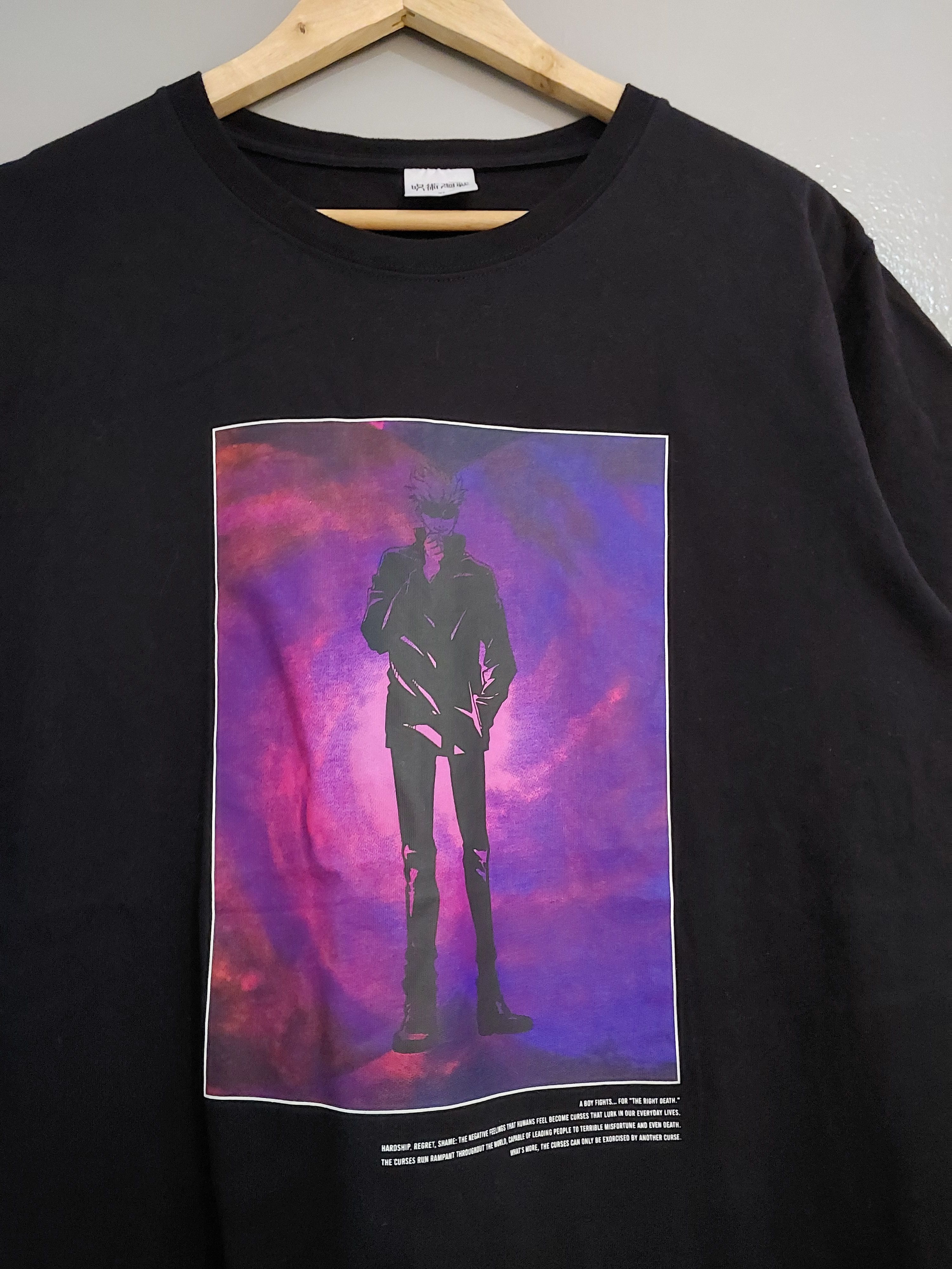 Anime JUJUTSU KAISEN ANIME SATORU GOJO T SHIRT Size US XL / EU 56 / 4 - 7 Thumbnail