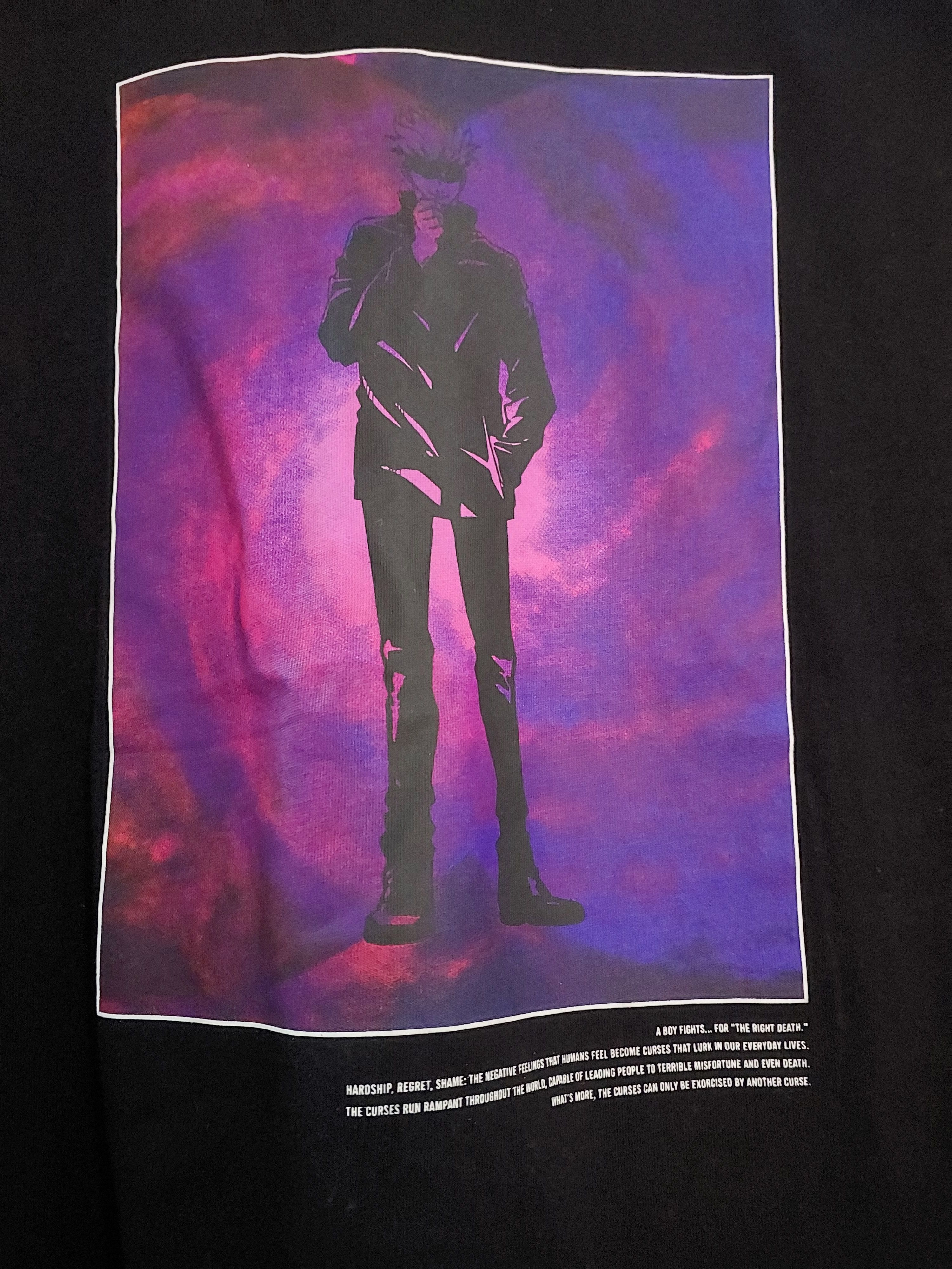 Anime JUJUTSU KAISEN ANIME SATORU GOJO T SHIRT Size US XL / EU 56 / 4 - 5 Thumbnail