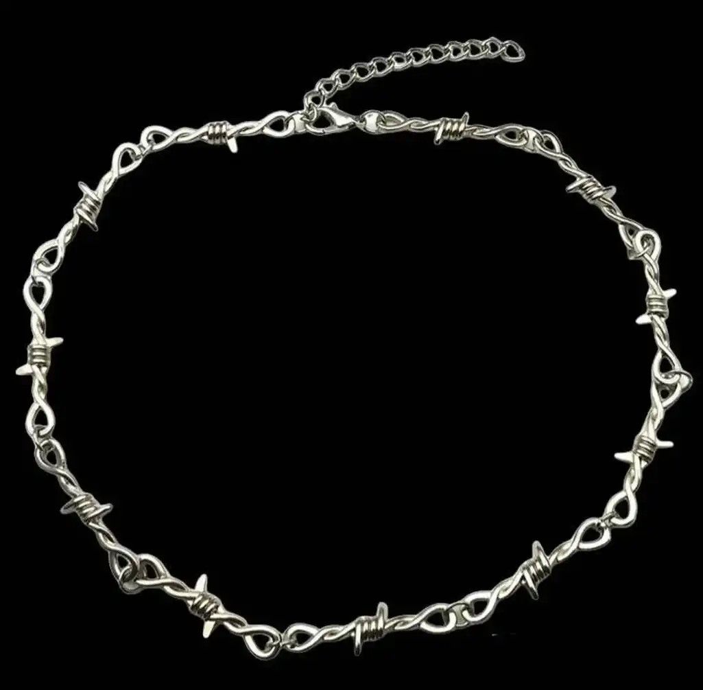 Handmade Wire Thorn Chain Necklace Size ONE SIZE - 4 Thumbnail