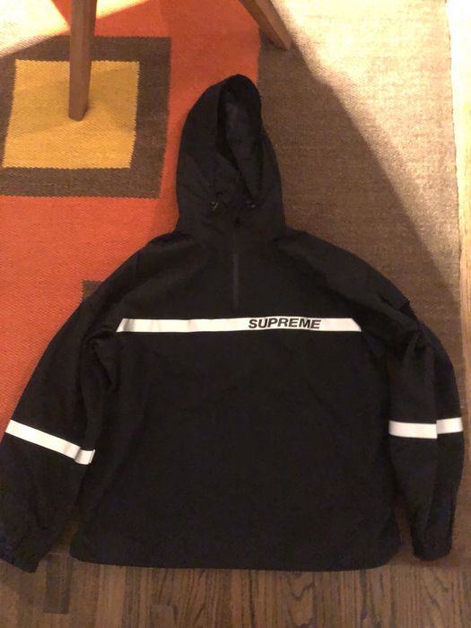 Supreme Reflective Taping Hooded Pullover | Grailed