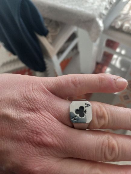 Jewelry Letter A Ring Size ONE SIZE - 2 Thumbnail