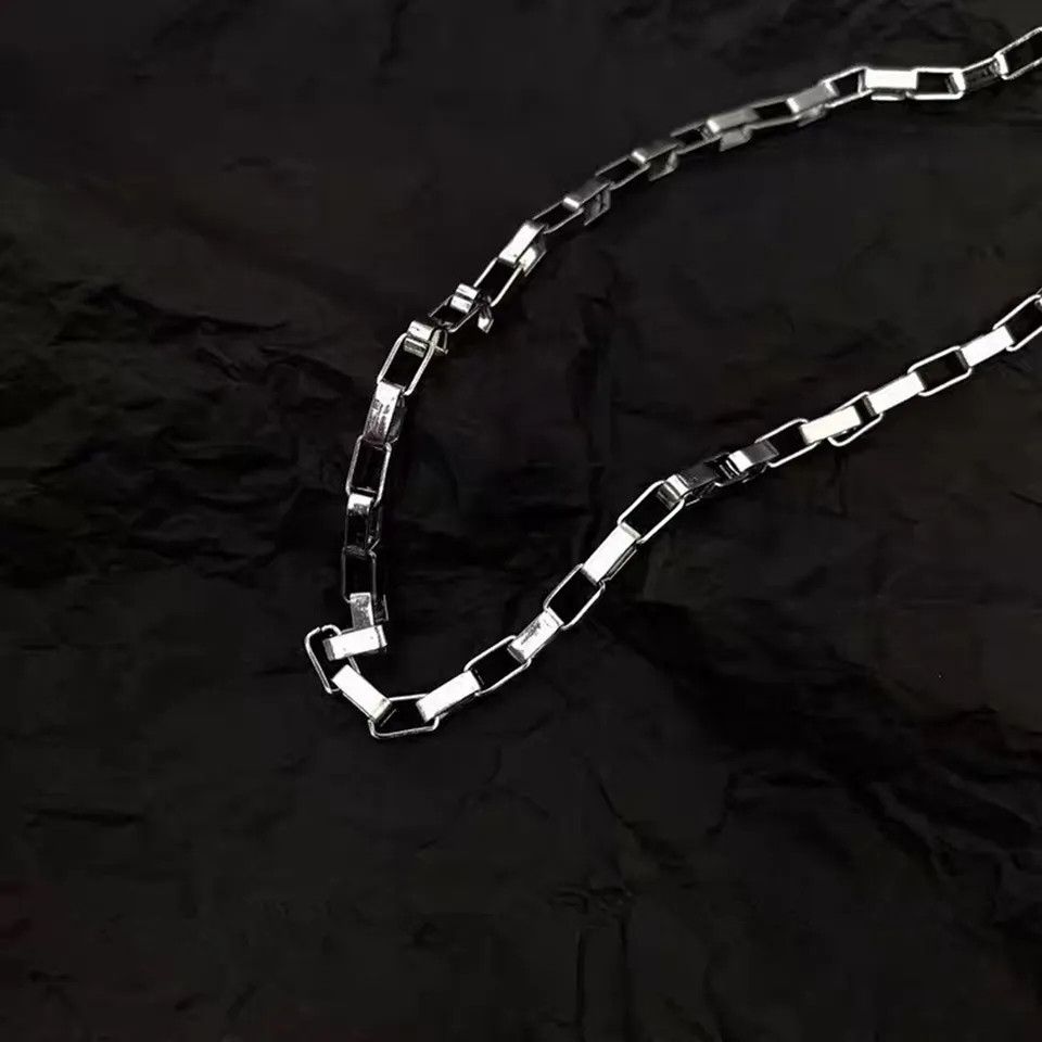 Jewelry Block Link Chain Necklace Size ONE SIZE - 3 Thumbnail