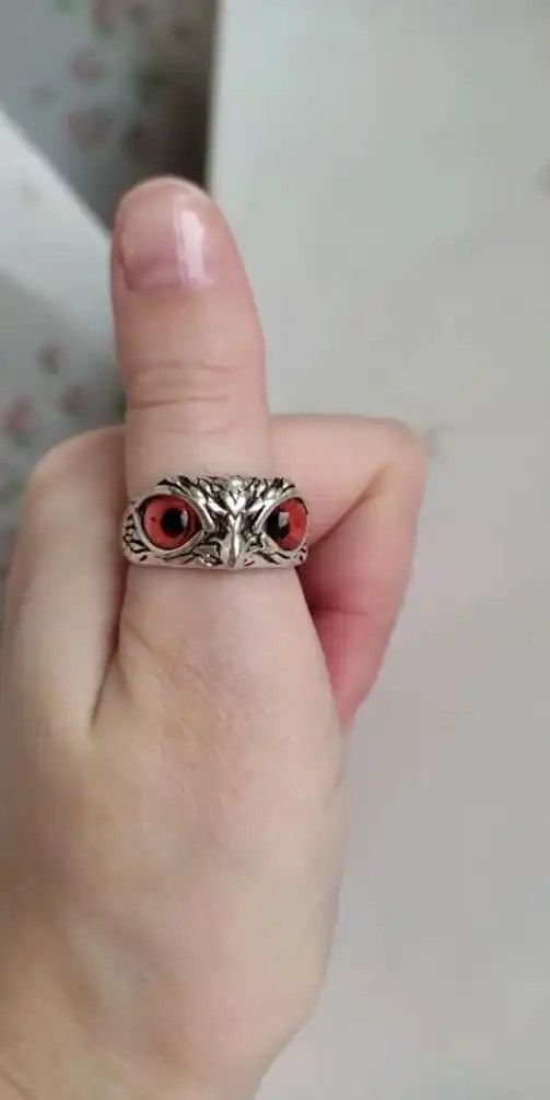 Jewelry Owl Adjustable Ring Size ONE SIZE - 1 Thumbnail