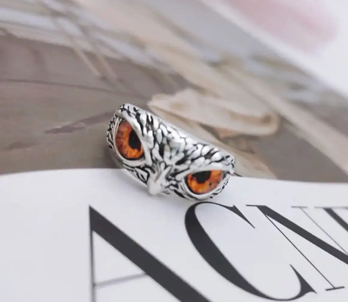 Jewelry Owl Adjustable Ring Size ONE SIZE - 3 Thumbnail