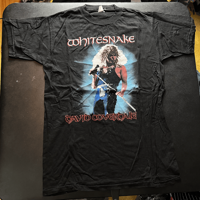 Vintage Vintage Whitesnake David Coverdale 1987 Concert Tour T-Shirt ...