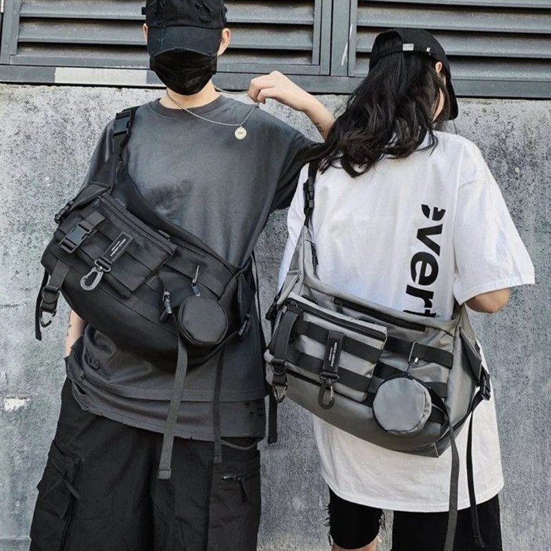 Japanese Brand Military utility messenger bag belt bag fanny pack Size ONE SIZE - 2 Thumbnail