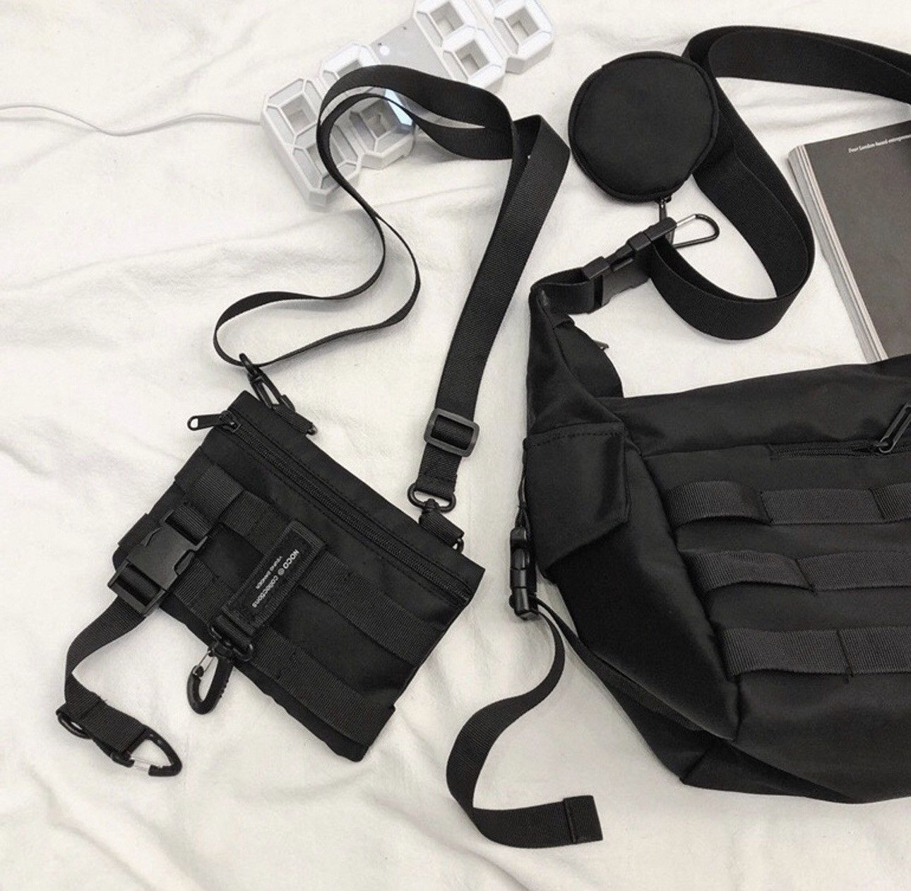 Japanese Brand Military utility messenger bag belt bag fanny pack Size ONE SIZE - 9 Thumbnail