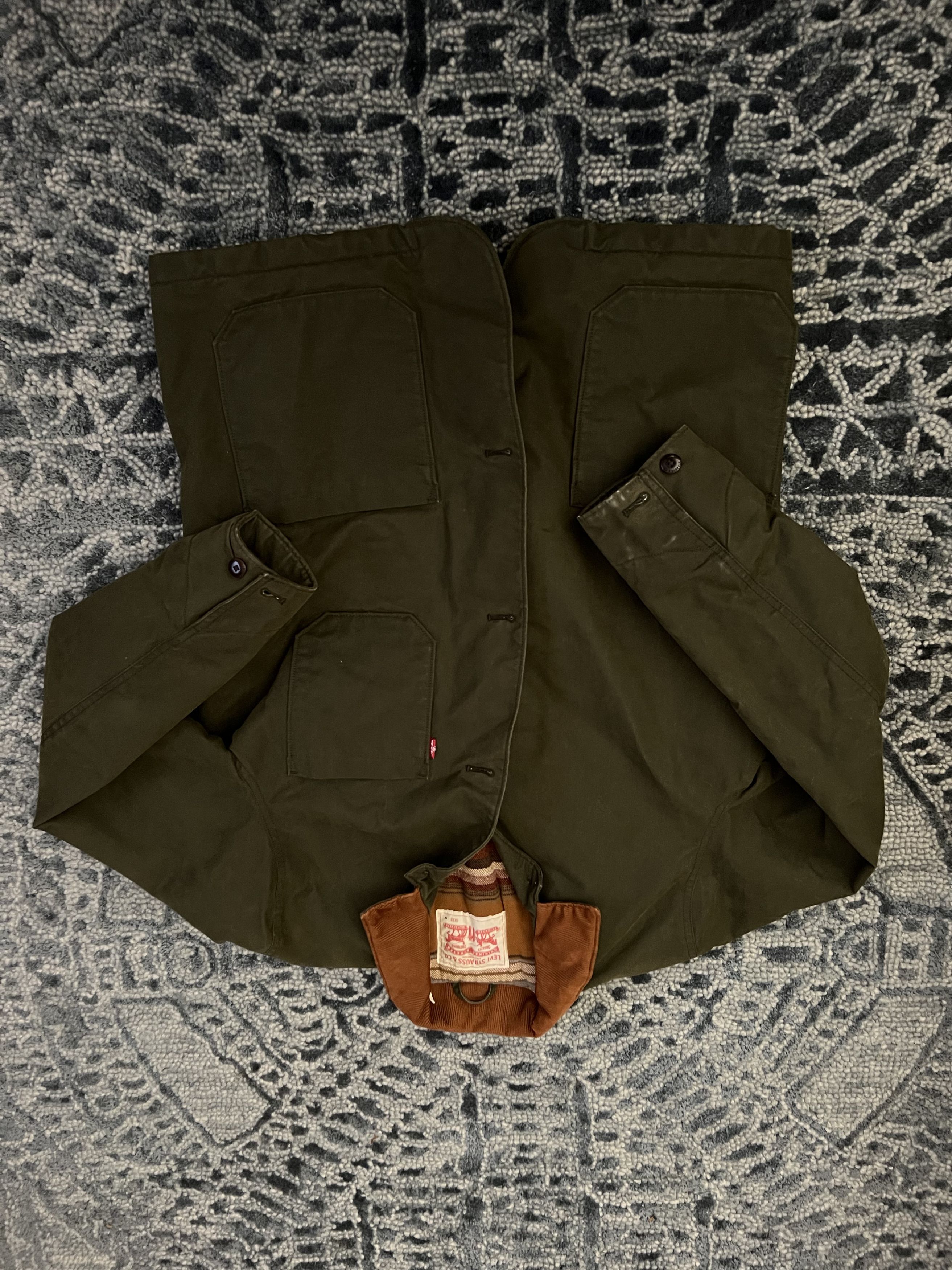 Levis Engineer Jacket Green Grailed