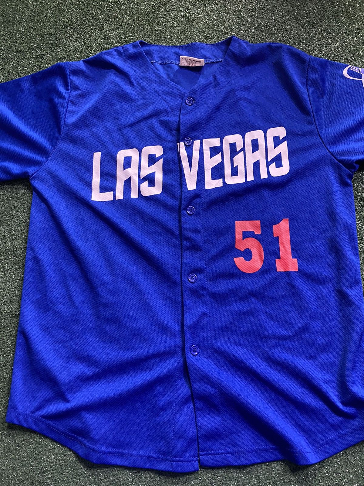 Las Vegas 51s Vintage Promo SGV Jersey Sz XL Blue MILB Mets