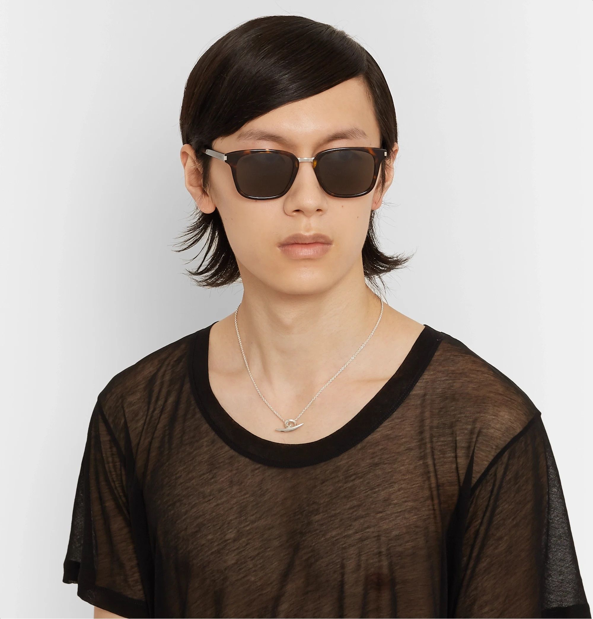 Saint Laurent Paris Saint Laurent SL341 Sunglasses - Tortoiseshell Size ONE SIZE - 3 Thumbnail