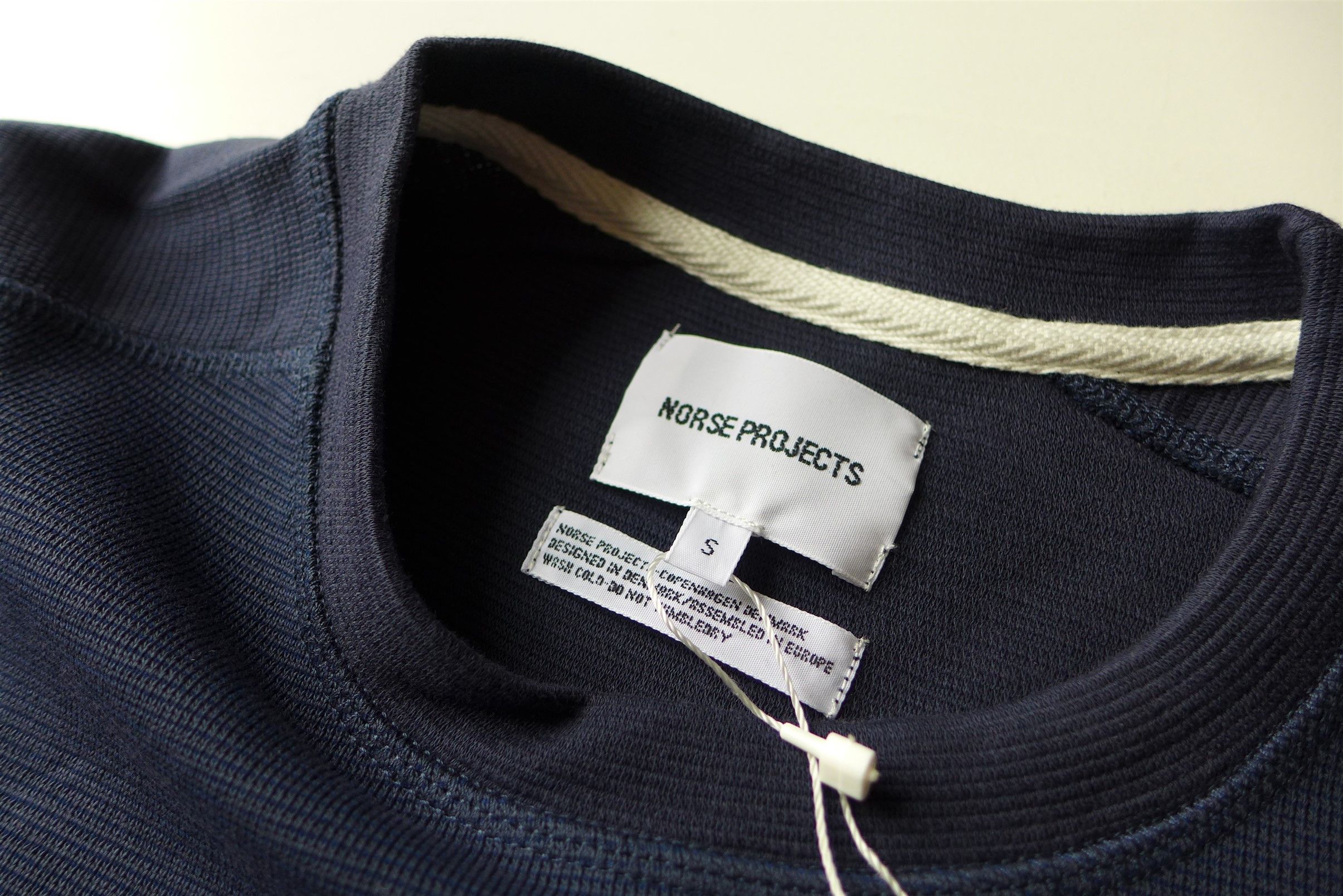 Norse Projects Norse Projects Vagn Rib Sweatshirt -- Navy Cotton Size US S / EU 44-46 / 1 - 5 Thumbnail