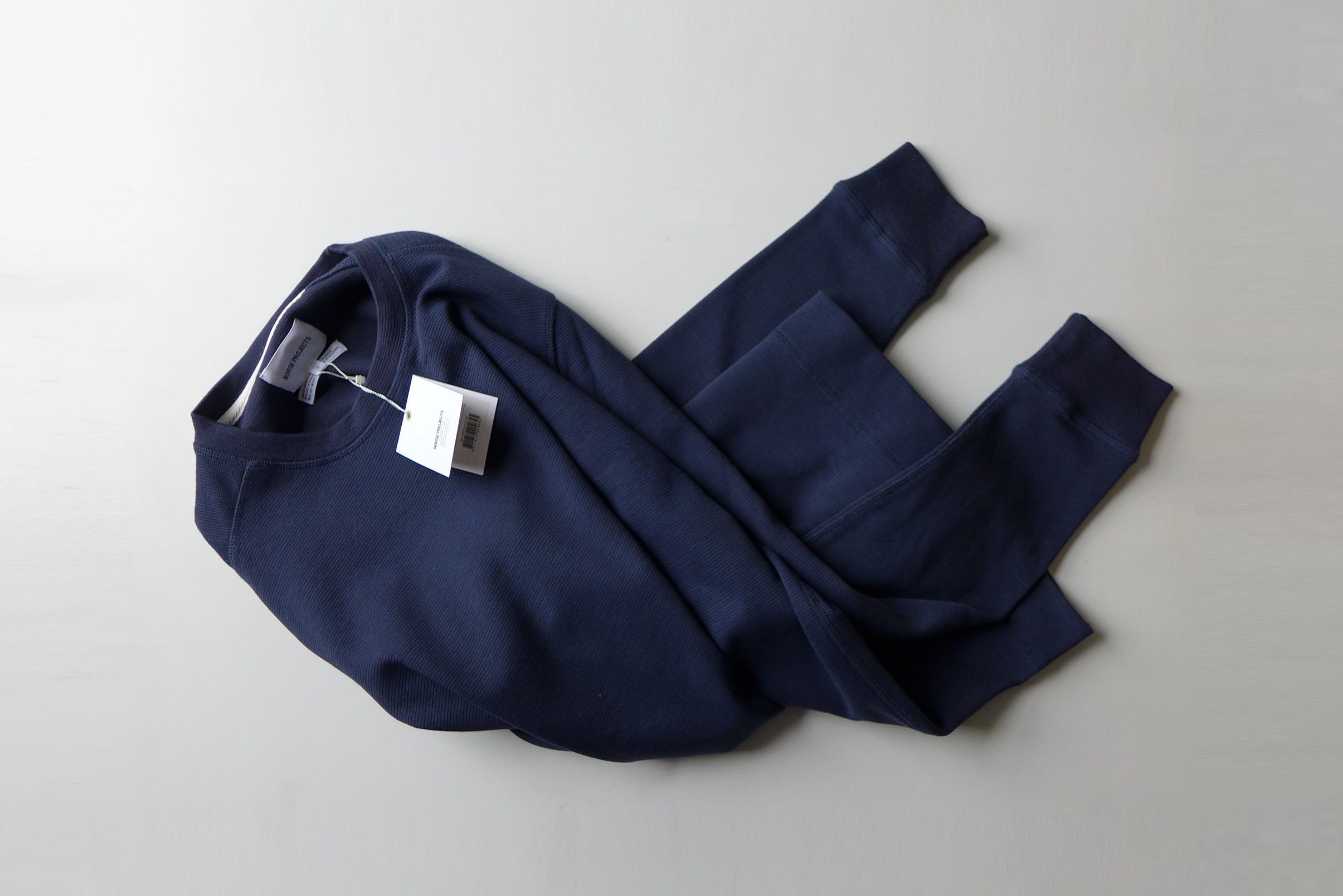 Norse Projects Norse Projects Vagn Rib Sweatshirt -- Navy Cotton Size US S / EU 44-46 / 1 - 3 Thumbnail