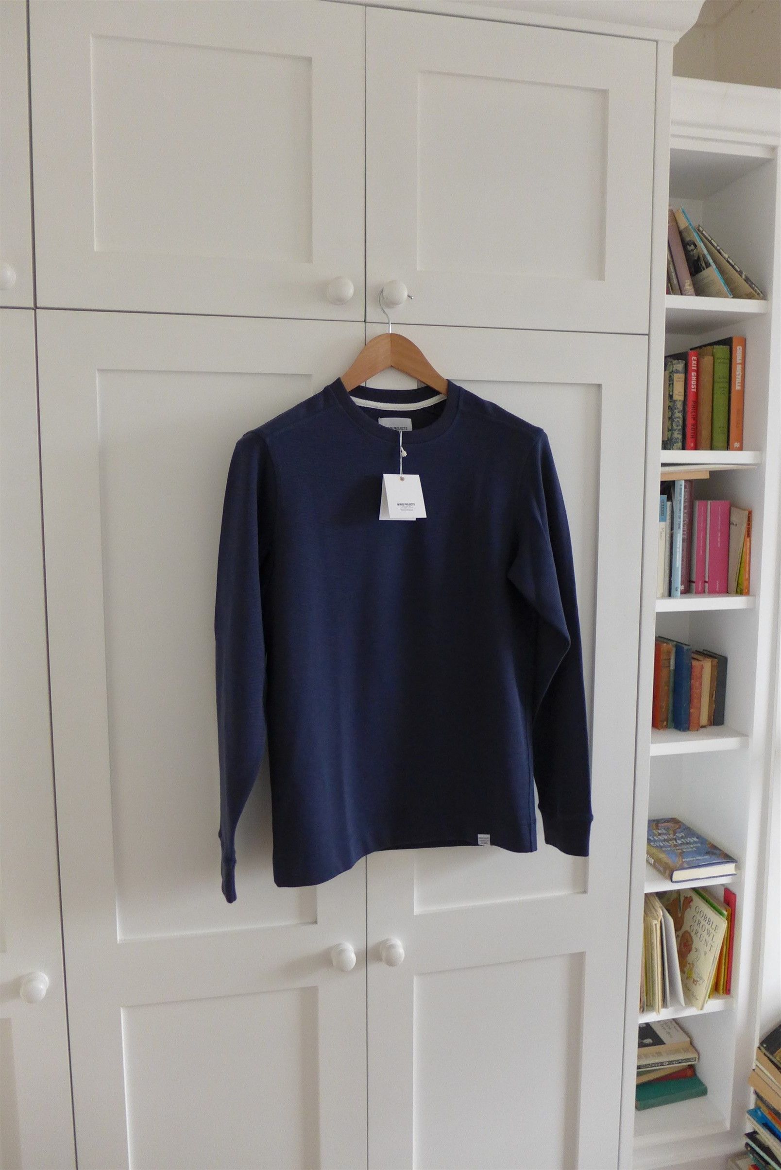 Norse Projects Norse Projects Vagn Rib Sweatshirt -- Navy Cotton Size US S / EU 44-46 / 1 - 1 Thumbnail